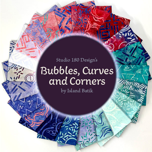 Bubbles, Curves and Corners Fabric Bundle