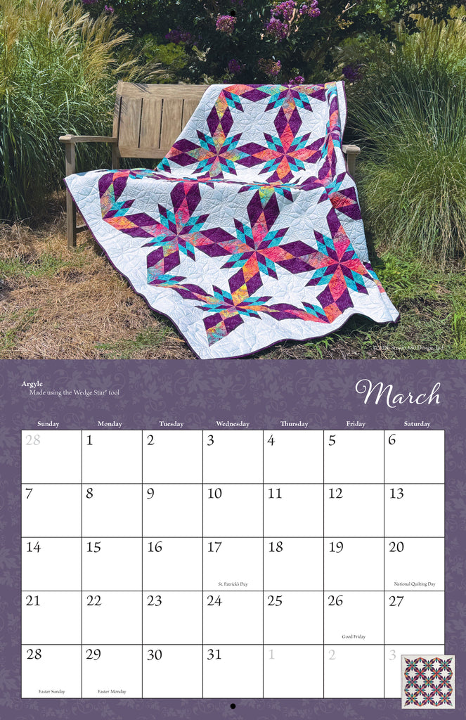 2027 A Year of Quilts Calendar