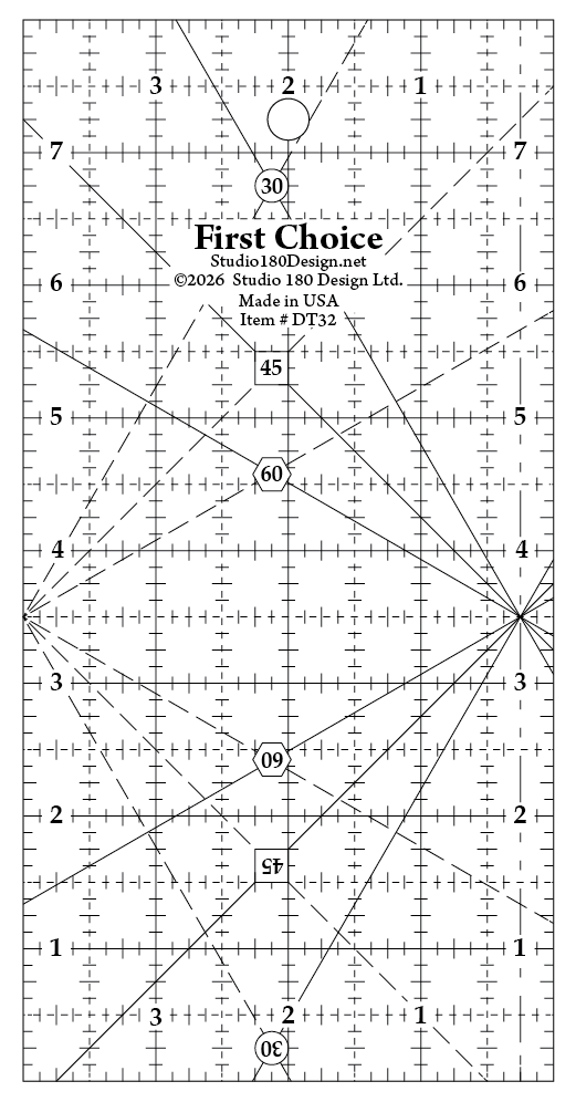 First Choice Ruler 4x8