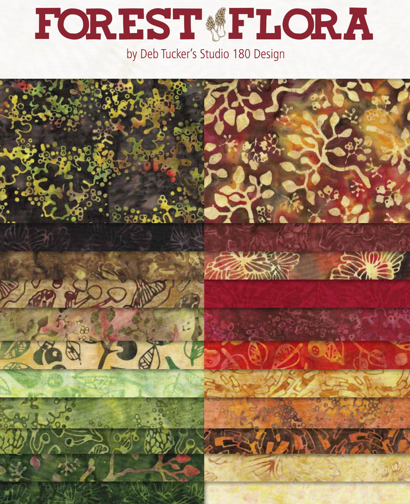 Forest Flora Fabric Bundle - Deb Tucker's Studio 180 Design