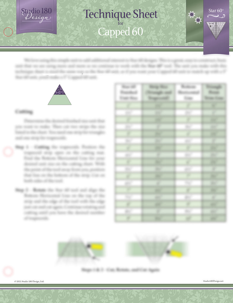 Capped 60 Technique Sheet