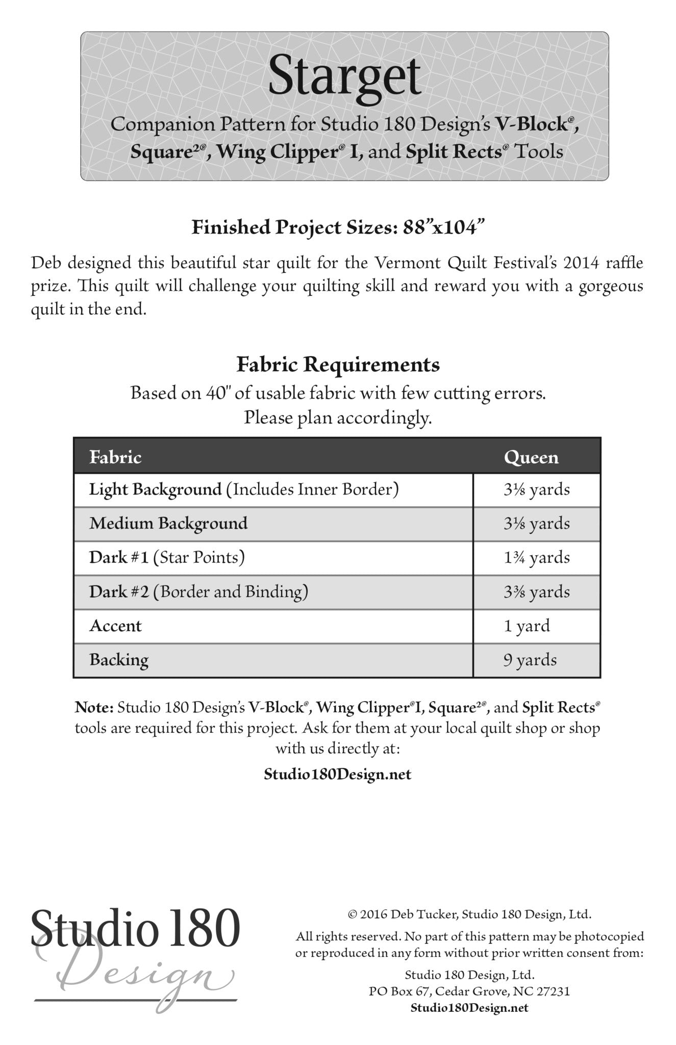 Starget - Deb Tucker's Studio 180 Design