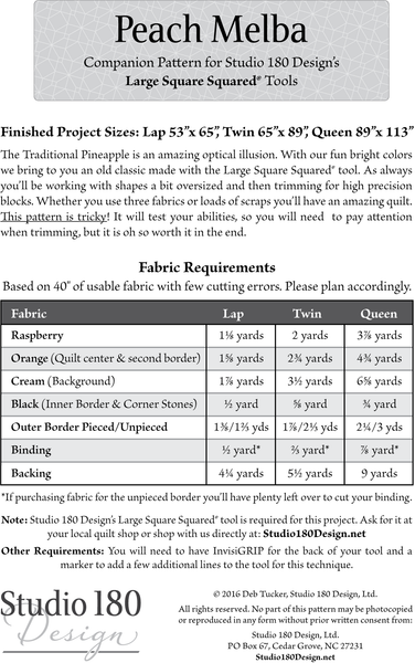 Peach Melba - Deb Tucker's Studio 180 Design