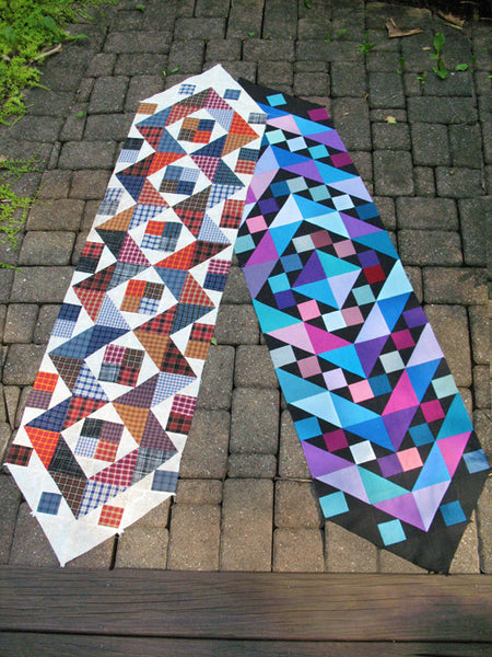 Shaded Four Patch Technique Sheet - Deb Tucker's Studio 180 Design